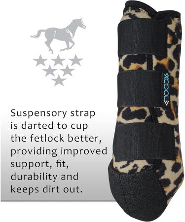 Professional's Choice 2XCOOL Sport Medical Boots - 4-Pack L Cheetah | Premium Quality & Fast International Shipping - Buy Online on SooperMarket.com