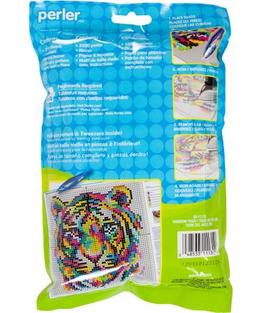 Perler Rainbow Tiger Fuse Bead Kit - 3503pc | 11'' Pattern Set - Buy Online on SooperMarket.com