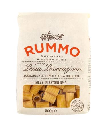 Rummo Mezzi Rigatoni Pasta No.51 500 g (Pack of 1)