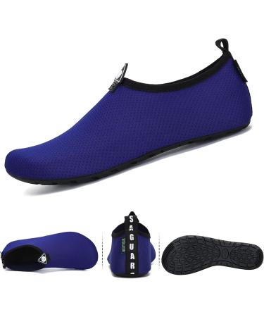 SAGUARO Quick Drying Bathing Shoes for Men & Women - Unisex Beach & Swimming Shoes in Blue EU Size 42/43 - Buy Online on SooperMarket.com