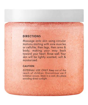 Exfoliating Himalayan Salt Body Scrub with Lingonberry | 10 oz Deep Cleansing Moisturizer for Women & Men - Buy Online on SooperMarket.com
