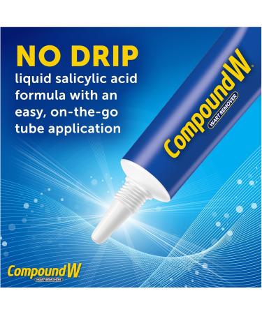 Compound W Wart Remover Salicylic Acid Maximum Strength Fast Acting Gel - 7ml - For Treatment & Common/Plantar Wart Removal - Buy Online on SooperMarket.com