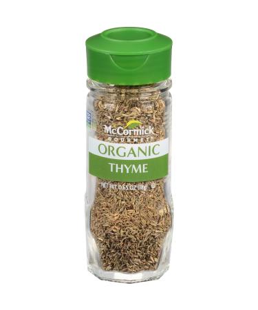 McCormick Gourmet Organic Thyme, 0.65 oz