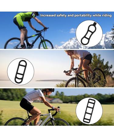 20 Pieces Bicycle Light Silicone Tape - Elastic Rubber Bands with Hooks for Flashlights & Speakers | Durable Bicycle Accessories - Buy Online on SooperMarket.com