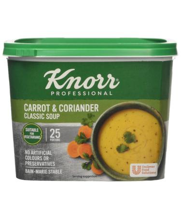 Knorr Classic Carrot and Coriander Soup Mix 25 Portions (Makes 4.25L) Carrot and Coriander 425 g (Pack of 1)