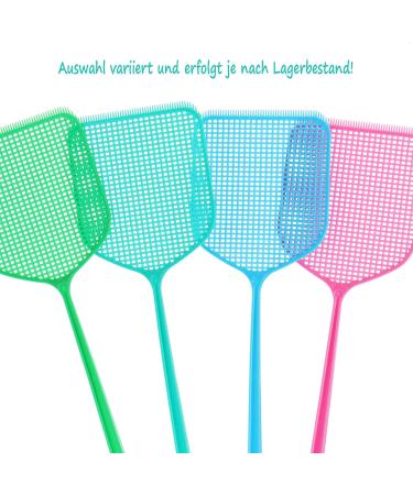 Buy COM-FOUR 8x Fly Clapping - Colorful Plastic Insect Protection 50cm | Light & Flexible Mosquito Protection - 08 Pieces - Buy Online on SooperMarket.com
