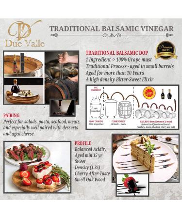 Traditional Balsamic Vinegar of Reggio-Emiglia DOP 20yr - Limited Edition 100ml - Buy Online on SooperMarket.com