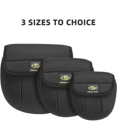 SF Spinning Reel Cover Case Bag Pouch Glove - Fits 1000-3000 Series Reels - Black - Buy Online on SooperMarket.com
