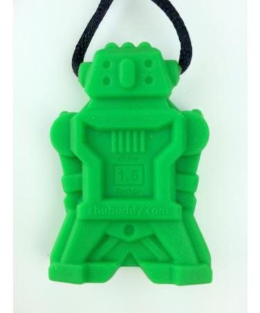 Chubuddy Robot Chewy Robotz - Green Non-Toxic Chew Toy for Light Chewers - Buy Online on SooperMarket.com