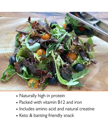 The Biltong Man Nice n Spicy Beef Biltong 500g - Healthy High Protein Snack, Low Calorie, Gluten-free & Keto-friendly - Buy Online on SooperMarket.com