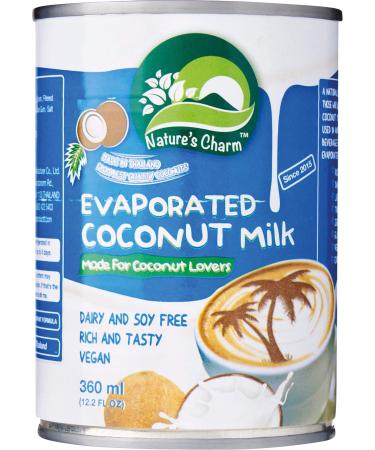Natcharm Coconut Milk Evaporated, 12.2 oz