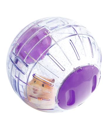 Rosewood Hamster Glitter Ball Purple