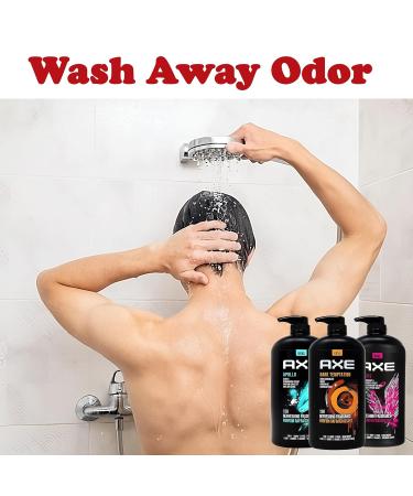 Shop Axe Men's Body Wash Variety Set - 3 Scents (Dark Temptation Apollo Excite) | 3-in-1 Body & Face Wash | 33.8 oz Pump Bottle - International Shipping Available - Buy Online on SooperMarket.com