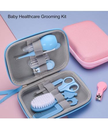 Baby Healthcare Grooming Kit: Nose Cleaner, Nail Clippers, Scissors, Toothbrush, Comb - 8Pcs - Buy Online on SooperMarket.com