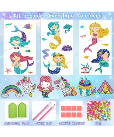Zonon Gem Diamond Painting Kit for Kids - 26 Piece DIY Sticker Painting Set for Magical and Cute Art and Crafts - Buy Online on SooperMarket.com
