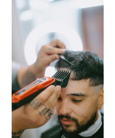 Hair Clipper by Supreme Trimmer - STC5030 Professional Clipper Set (300 Min Run Time) Cordless Beard Trimmer Red Pro Clipper Fade Blade Fade Clipper Gold red silver black - Buy Online on SooperMarket.com