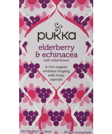 Pukka Elderberry & Echinacea with Elderflower 20 x