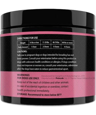 Premium Dog Probiotics 5BIL CFUs | 12 Strains Good Bacteria for Gut & Skin Health | Immune Support & Itch Relief | Salmon Flavored Chews for All Breeds & Ages - Buy Online on SooperMarket.com