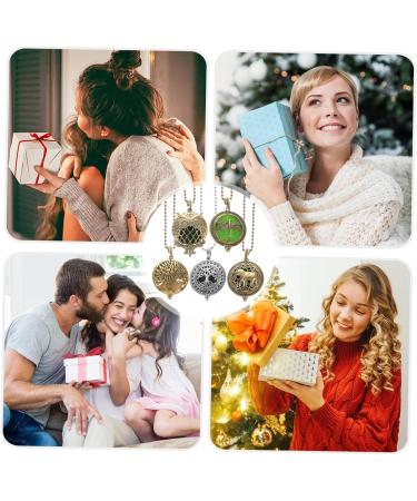 PLAFOPE Disfuser Necklace 5pcs Aromatherapy Necklace Essential Oil Aroma Diffuser Necklace Car Women Choker Alloy Perfume Miss - Buy Online on SooperMarket.com