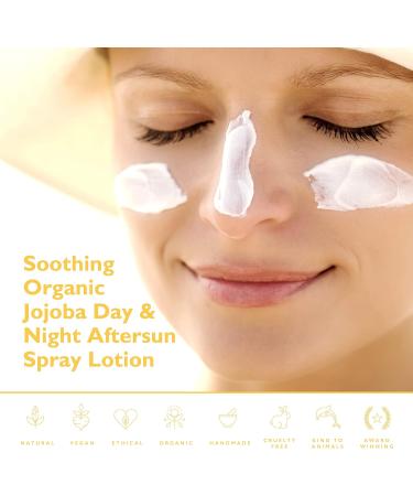 Organic Aftersun lotion insect repellent natural After Sun cooling lotion aloe vera jojoba natural aftersun spray lotion insect repellent after sun moisturiser vegan animal and paraben free - Buy Online on SooperMarket.com