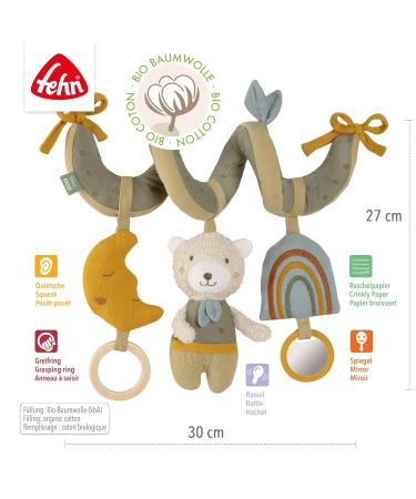 Fehn Activity Spirale B r - Ideal Stroller & Car Seat Toy for Babies 0+ Months | Enhance Motor Skills | Soft Baby Toys for Bed & Playpen - Buy Online on SooperMarket.com