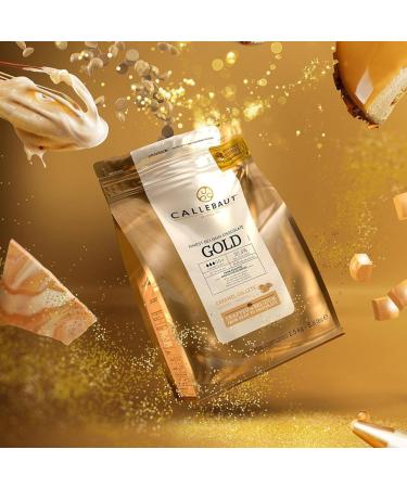 Callebaut | Gold 30.4% Finest Belgian Caramel Chocolate Couverture Callets | 1x2.5kg - Buy Online on SooperMarket.com