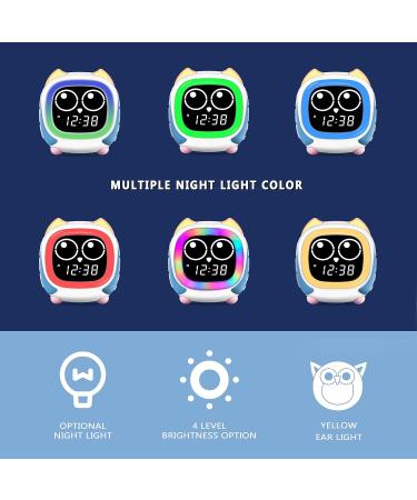 Itoma Addo Children's Alarm Clock | Sunrise/Sunset Simulation Bedside Lamp | White Noise Sleep & Wake Up Clock (ECHS912-2) - Buy Online on SooperMarket.com