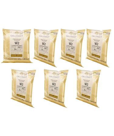 Callebaut White Chocolate 'W2' Callets - 7x0.4kg