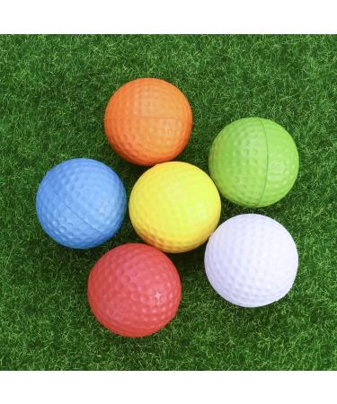 VANZACK Flexible Practice Golf Balls - 6 Pack PU Golfballs for Indoor and Outdoor Training - Buy Online on SooperMarket.com