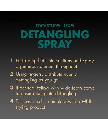 Black is Beautiful Detangler Spray - Sulfate Free with Coconut Oil, Honey, and Turmeric | 7.6 fl oz - Buy Online on SooperMarket.com