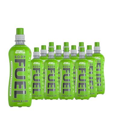 Applied Nutrition BodyFuel Electrolyte Water - Body Fuel Prime Drink with BCAAs and Vitamins Fast Hydration (12 x 500ml) (Lemon & Lime)