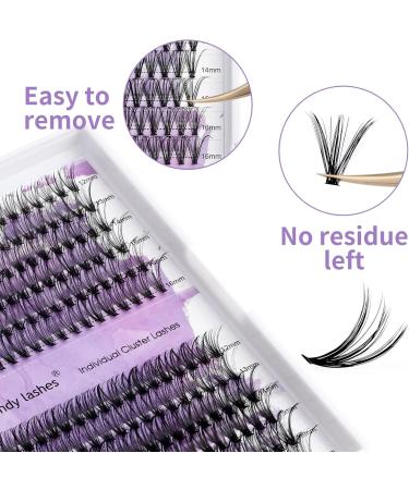 240PCS D Curl 0.07mm 20D/30D Mixed Cluster Lash Extension Kit | DIY Eyelash Extensions | Wide Stem Individual Lashes 12-16mm | RR-12-16mm Clusters-20D+30D-0.07-D - Buy Online on SooperMarket.com