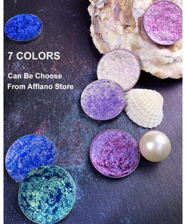 Afflano Shimmery Green Multichrome Eyeshadow - Long-Lasting Glitter for Green Eye Makeup - Buy Online on SooperMarket.com