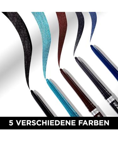 L'Or al Paris Waterproof Gel Eyeliner with Sponge - 36H Infaillible Blue Jersey - Perfect for Smokey Eyes 1g - Buy Online on SooperMarket.com