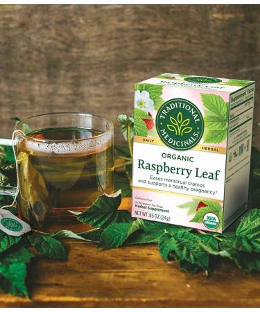 Traditional Medicinals Organic Raspberry Leaf Tea - 32 Tea Bags (Pack of 2) - Buy Online on SooperMarket.com