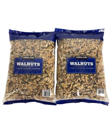 2 Pack Kirkland Signature Walnuts US #1 Quality (Two 48 OZ Packs) 6LB