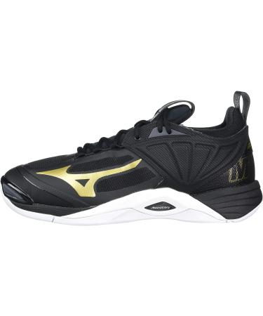 Mizuno Wave Momentum Men's Volleyball Shoe - Black/Gold, Size 9.5 US - Buy Online on SooperMarket.com