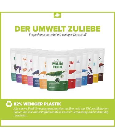 Natureholic Shrimp Food - Premium Main Feed for Aquarium Shrimp | Fish Flour-Free Made in Germany | 30g for Optimal Growth & Tank Health - Buy Online on SooperMarket.com