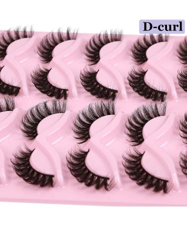 Geeneiya 8D Cat Eye 17mm Mink False Eyelashes - Fluffy Long Lashes for All Eye Shapes - Buy Online on SooperMarket.com