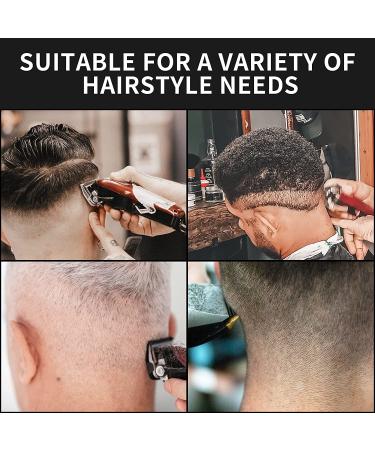 YINKE Premium Clipper Guards Set for Wahl Clippers - 6 Long Attachments (1.25-2.5) - Metal Clip, Fits Most Sizes - Black - Buy Online on SooperMarket.com