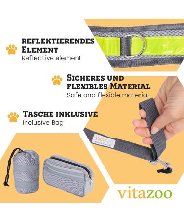 Vitazoo Jogging Line for Dogs | Elastic Running Leash with Adjustable Belt & Reflective Sections | Best Dog Jogging Leash with Belt Bag - Buy Online on SooperMarket.com