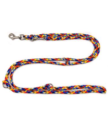 Dogeline Double leash Practice line for medium dogs up to 45 kg over 39 colors very stable (3.50 m navajo) 3.50 m 8 colored navajo