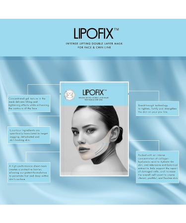 Double Chin Intense Contour Double Layer Mask LipoFix - 5 Masks - Buy Online on SooperMarket.com