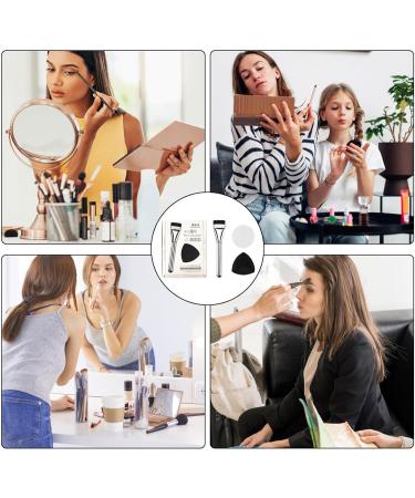 puzzlegame Flat Blush Concealer Brush - Ultra Thin Flat Head Strong Fluidity Foundation Brush Cream Concealer Sponges Puff and Thin Brushes for Women Makeup Gathering  - Buy Online on SooperMarket.com