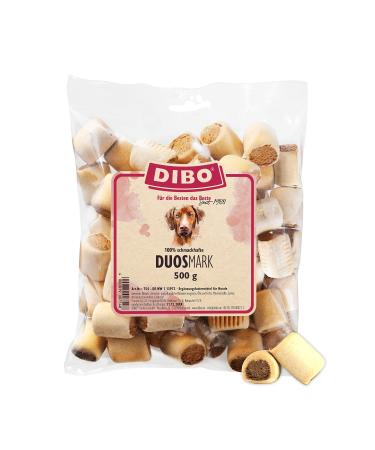 Dibo Duos-Mark 500g bag baked goods as a healthy natural diet for dogs dog food barf B.A.R.F. treat dog biscuit duos-mark 500 g (1 Pack)