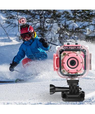 PROGRACE Kids Camera Waterproof Gift Toy - Children Digital Video Camera Underwater Camera for Kids 1080P Camcorder DV Toddler Camera for Girls Birthday Learn Camera Pool Toys Age 3-14 Pink - Buy Online on SooperMarket.com