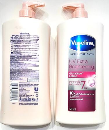 Vaseline Healthy Bright UV Extra Brightening Gluta Glow Body Lotion 500ml - Buy Online on SooperMarket.com
