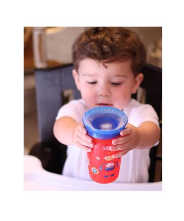 Nuby 1pk No Spill 360 Degree Printed Wonder Cup - Assorted Colors - Buy Online on SooperMarket.com