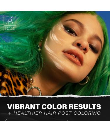 XMONDO Color Super Green Hair Healing Semi Permanent Color - 8 Fl Oz Vegan Formula with Hyaluronic Acid & Bond Building Technology - Buy Online on SooperMarket.com