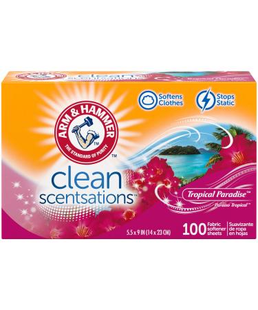 ARM & HAMMER Fabric Softener Sheets Tropical Paradise 100 ct